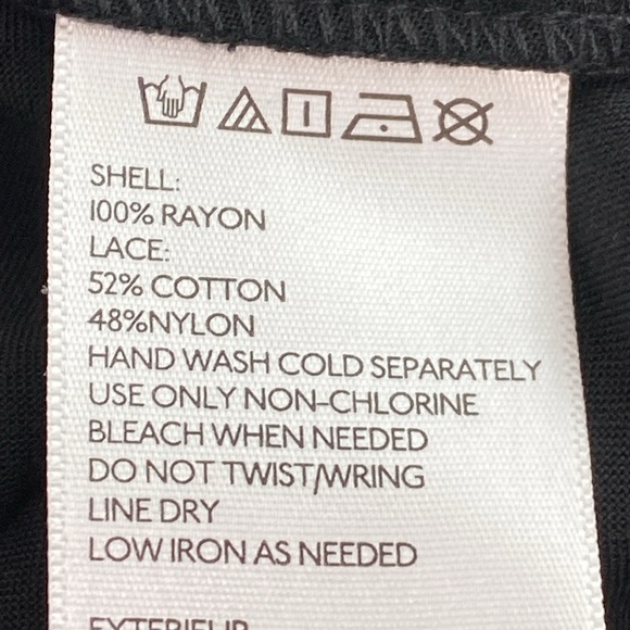 Silence + Noise UO "NEW" Black Witchy Lace Sleeveless Romantic Goth Mini Dress 6 - Picture 10 of 10